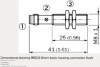 Picture of Ind.andur IME, M8, Sn=3mm, Shielded, PNP-NC, kere 52mm, pistik M8 3-pin, SICK
